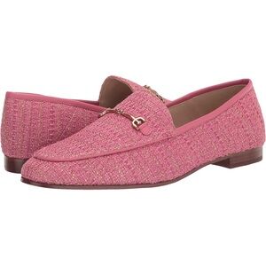 Sam Edelman Womens Loraine Loafer Pink Rose & Gold Tweed Size 7.5
